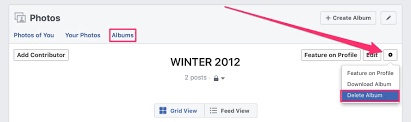 Click the facebook album you desire. How To Delete Albums On Facebook On Desktop Or Mobile