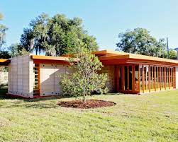 Posted in house plan by beauchamp on december 31, 2018. Frank Lloyd Wright S 74 Year Old Usonian House Finally Built In Florida