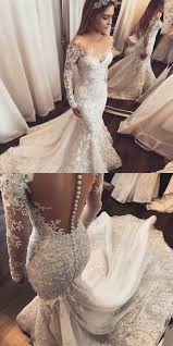 Mermaid Wedding Dresses Illusion Wedding Dresses Long Sleeves Wedding Dresses Long Sleeve Wedding Dress Lace White Lace Wedding Dress Wedding Dress Long Sleeve