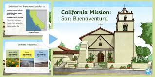 California's mission era ended in 1834, but you can still see the architectural legacy that endures in the state's red tile roofs, whitewashed walls, arched colonnades, and bell towers. California Mission San Buenaventura Powerpoint