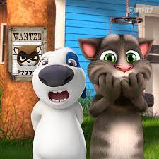 We Are All Trying To Catch The Robber Can You Help Us Xo Talking Angela Talkingangela Mytalkingangela Littlekitties Tomgoldrun Talkingtomgoldrun Run