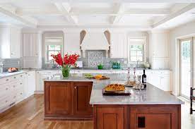 So how long does each part of the l need to be to include part of the kitchen triangle on both tails of the l? L Shaped Kitchen Design With 2 Windows
