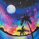 *Blacklight* Stars On The Beach *NEW ART*