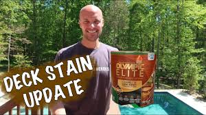 Treat it right with a proper stain regimen and it will serve you right throughout its lifetime. Olympic Elite Deck Stain Update One Year Later Youtube