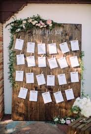 Wedding Seating Chart Ideas Large Farm Wood Find Your Seat