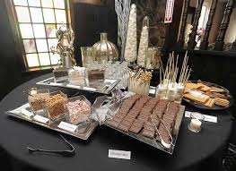 Chocolate Smorgasbord Wedding Dessert Table S Mores Bar Smores