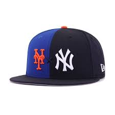 New York Yankees X New York Mets X Hat Heaven Navy Light Royal Blue Subway Series New Era 9fifty Snapback Subway Series New York Mets New York Yankees