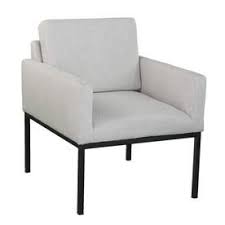 Boston Loft Furnishings Oldtham Modern Gray And Black Linen Accent Chair Lowes Com Upholstered Arm Chair Linen Accent Chairs Armchair