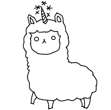 Llama Silhouette Google Search Unicorn Coloring Pages Valentines Day Coloring Page Cute Coloring Pages
