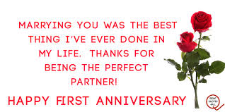 Top 20 First Wedding Anniversary Wishes Quotes For Wife Heartiest wishes for your wedding anniversary. top 20 first wedding anniversary wishes