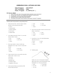 Bentuk volkan yang dihasilkan adalah rounded cone. Kumpulan Soal Latihan Uas Geografi Sma Kelas X Semester 2 20112