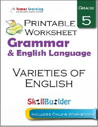 Icse grade 5 exercises and lessons by subject/chapter. Varieties Of English Printable Worksheet Grade 5 By Lumos Learning