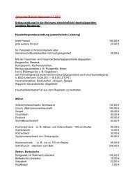 Ein wichtiger bereich der einmaligen beihilfen ist die sogenannte wohnungserstausstattung. Preisliste Bei Erstausstattung Fur Die Wohnung