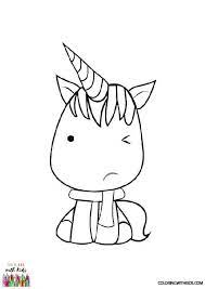 Free Printable Kawaii Unicorn Coloring Page Unicorn Coloring Pages Kawaii Unicorn Cute Coloring Pages