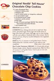 Nestle Toll House Free Recipe Gallery Back Roads Li Nestle Chocolate Chip Cookie Recipe Toll House Chocolate Chip Cookie Recipe Nestle Chocolate Chip Cookies