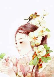 垂眸 来自阿团丸子的图片分享 堆糖网 oriental art female art art