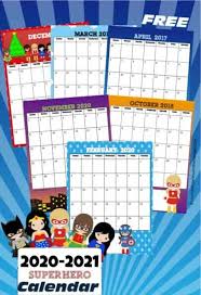 Get organized and stay on schedule with the best calendar apps for android and ios. Free Girl Printable Superhero Calendar 2020 2021