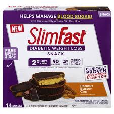 If you want to keep drinking your coffee sweet like dessert, that is more than fine and totally your call! Save On Slimfast Diabetic Weight Loss Snack Peanut Butter Cup 14 Ct Order Online Delivery Martin S
