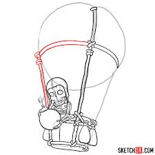 Check spelling or type a new query. How To Draw Balloon With A Skeleton Sketchok Easy Drawing Guides