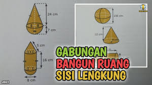 Luas Permukaan Dan Volume Gabungan Tabung Kerucut Bola Youtube