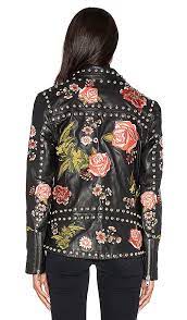 Lpa 58 Jacket In Black From Revolve Com Embellished Denim Jacket Jackets Embroidery Jeans Outfit