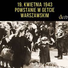 Bo w szambie trzeba umieć pływać. 77 Lat Temu Wybuchlo Powstanie W Getcie Warszawskim 19 Kwietnia 1943r W Wigilie Zydowskiego Swieta Paschy Oddzialy Niemi Historical Figures Historical Art
