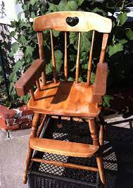 4.7 out of 5 stars. Thriftstore Score 19 99 Old Fisherprice With Plastic Removable Adjustable Tray Wooden High Chair Sanded And Washed Phase 1 Begins Upcycling Baby High Chair