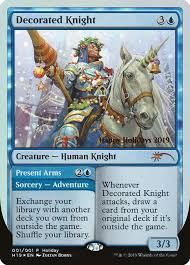 Decorated Knight Present Arms Happy Holidays Hho 19 Scryfall Magic The Gathering Search