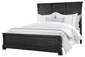 I mitered the corners like i would on a frame. Xavier Distressed Black Solid Wood Bed Traditional Panel Beds By Abbyson Living Houzz