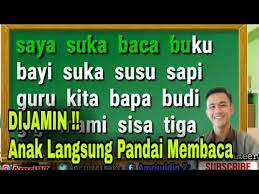 Buku belajar membaca anak balita memudahkan anda sebagai orangtua mengenalkan suku kata, kalimat dan cerita bagi anak anda di masa keemasan mereka. Mengajar Membaca Tanpa Mengeja Belajar Membaca Sd Kelas 1 Youtube