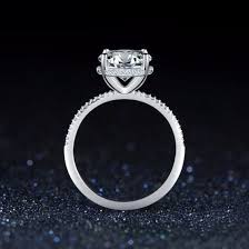 Celestina Luxury Classic Paved Setting Ring Sterling Silver Diamond Rings Beautiful Rings Simple Jewelry