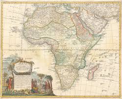 Africa 1737 Johann Matthias Hase 1684 1742 Africa Map Old Map Africa