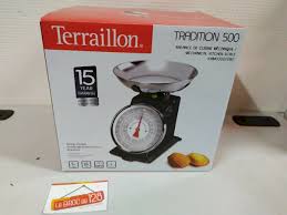 Kitchen scale 10kg dumbbells uk. Kitchen Scale Terraillon Tradition Retro 500 5kg Black New Bibelot And Co
