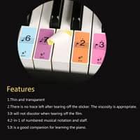 Klavier keyboard aufkleber für 88/61/54/49 weiße und schwarze noten aufkleber. Klavier Keyboard Noten Aufkleber Fur 49 Kaufland De