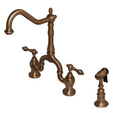 handle bridge kitchen faucet