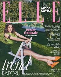 Elle Turkey March 2022 Demet Özdemir Cover Fast Shipping Worldwide - Etsy