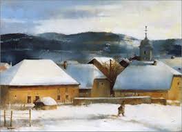 la franche comte peinte par jean claude bourgeois 1932 2011 balades comtoises franche comte peinture hiver france