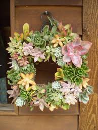 Wreaths Aren T Just For Holidays Succulent Wreath Colorful Succulents Succulent Planter