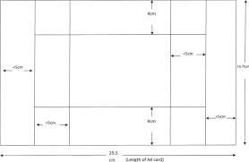 A4 Birthday Card Template Word Tri Shutter Card Template Using A4 Card Card Templates Free Business Card Templates Card Template