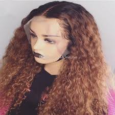 Remy hair isn't just for sleek looks, but there's also tons of wavy and curly remy units to choose from. Ombre Honey Blonde 1bt27 Curly Human Hair Wig Brazilian Remy Preplucked Full Lace Wig Glueless Baby Hair For Women From Amy Hair Hot 42 38 Dhgate Com