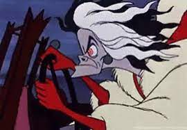 Teenaged estella has a dream. Cruella Deville Driving Gifs Tenor