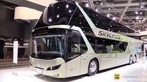 Enjoy the scenery from atop our double decker bus, as you explore the best of the pacific northwest. 2019 Neoplan Skyliner 78 Seat Double Decker Luxury Coach Walkaround 2018 Iaa Hannover Youtube