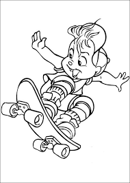 Alvin And The Chipmunks Coloring Pages 3 I 2020 Digi Stempler Maleboger Jordegern