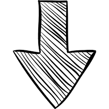 Down Arrow Sketch Free Vector Icons Designed By Freepik Sketch Free Free Icons Wattpad Cover Template