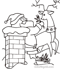 Cvm's office of minor use and minor species animal drug development works hard to make sure safe and effective drugs are available for minor species, like reindeer and caribou. Santa Feeding Reindeer Coloring Page Coloringall