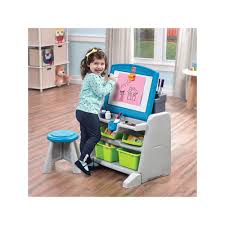 Step2 Flip Doodle Art Easel Desk Stool Art Easel Desk Stool Fun Storage