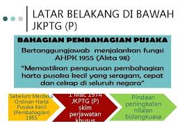 Pentadbiran harta pusaka yang kecil nilainya. Borang P