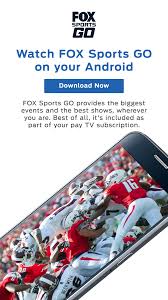 Nfl, college football, mlb, wwe, boxing, nascar, soccer, bowling, rugby, and more. Get App Fox Sports Go