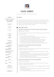 12 amazing education resume examples livecareer. Teaching Assistant Resume Writing Guide 12 Templates Pdf
