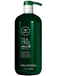 The fresh scent of tea tree oil, peppermint and lavender invigorates the scalp and leaves hair smelling great. Paul Mitchell Tea Tree Special Shampoo 1000ml Hairtrade